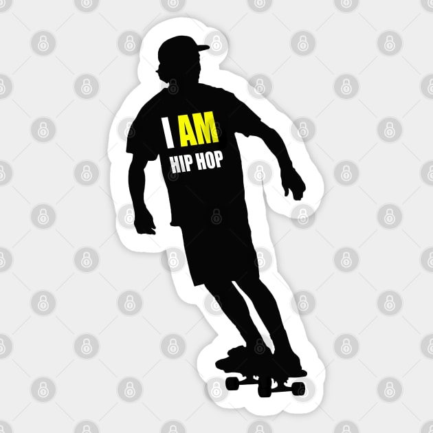 IAHH-SILHOUETTE-SKATEBOARDER-MALE Sticker by DodgertonSkillhause